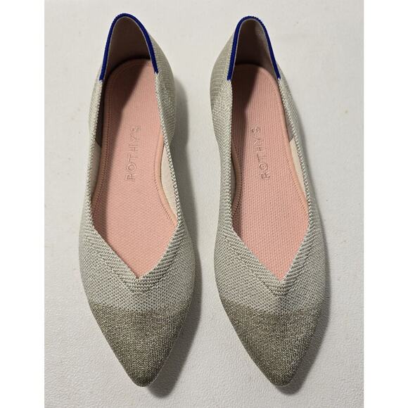 Rothy’s Women’s Flats Diamond Metallic Style 002-299 - Sz 7.5 NEW - Picture 2 of 11